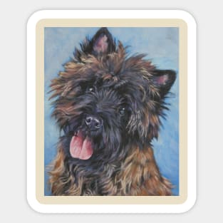 Cairn Terrier Fine Art Painting Sticker